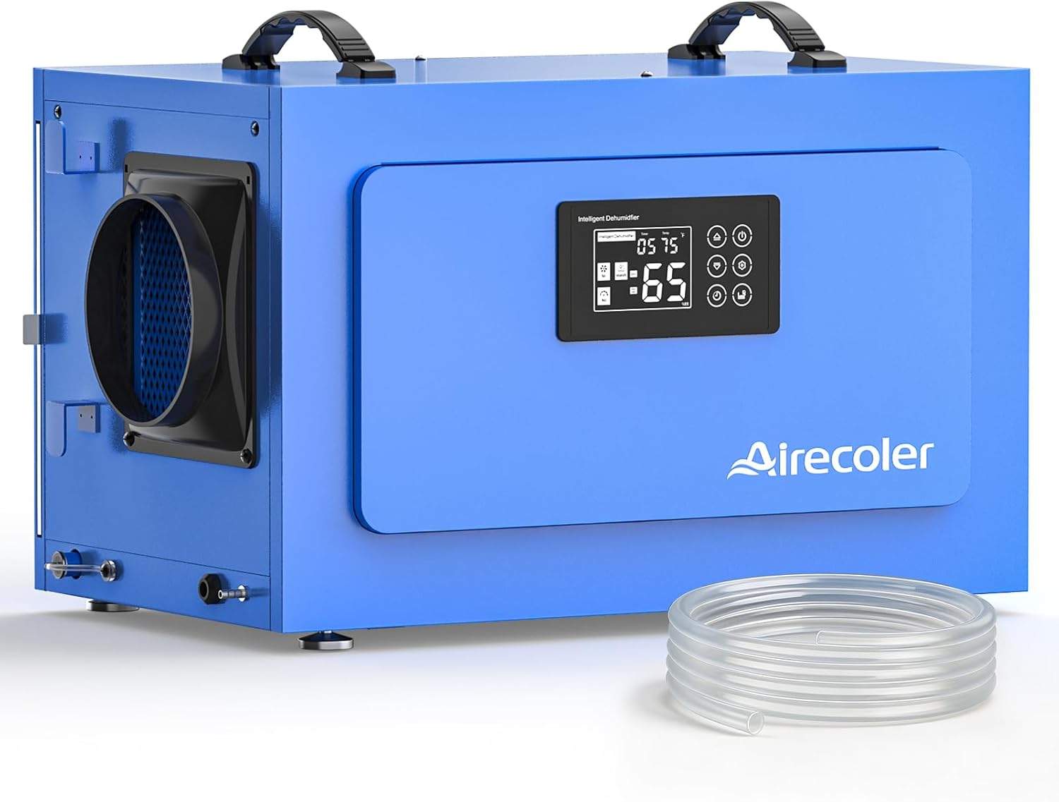 170-Pint Commercial Dehumidifier w/ Pump 7500 Sq Ft Blue