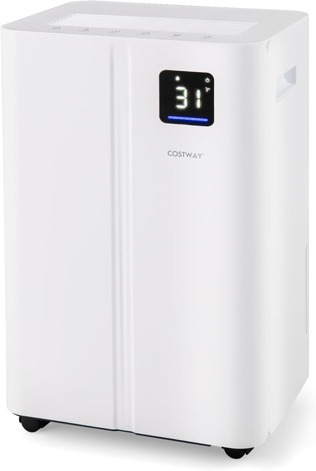 54-Pint Large Room Dehumidifier for Basement, Bathroom & Bedroom w/ Drain Hose